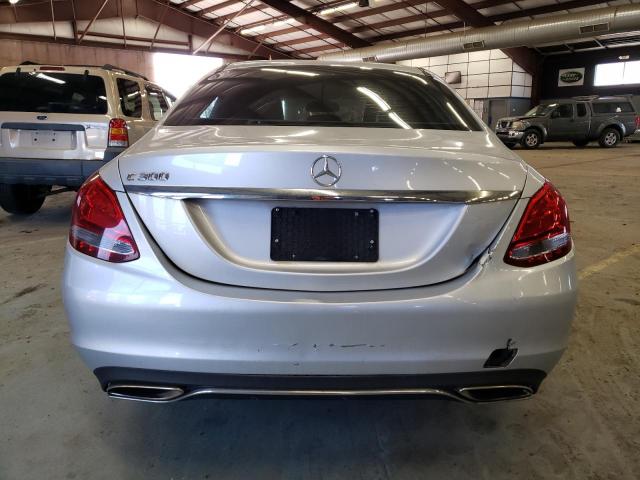 55SWF4JB1FU052150 - 2015 MERCEDES-BENZ C 300 SILVER photo 6