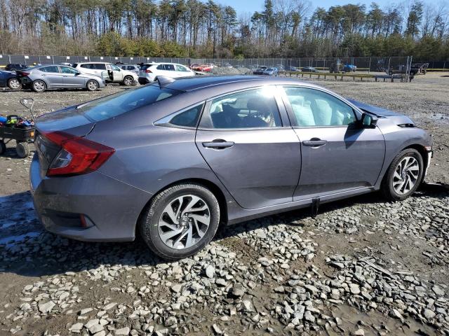 2HGFC2F76JH550643 - 2018 HONDA CIVIC EX GRAY photo 3