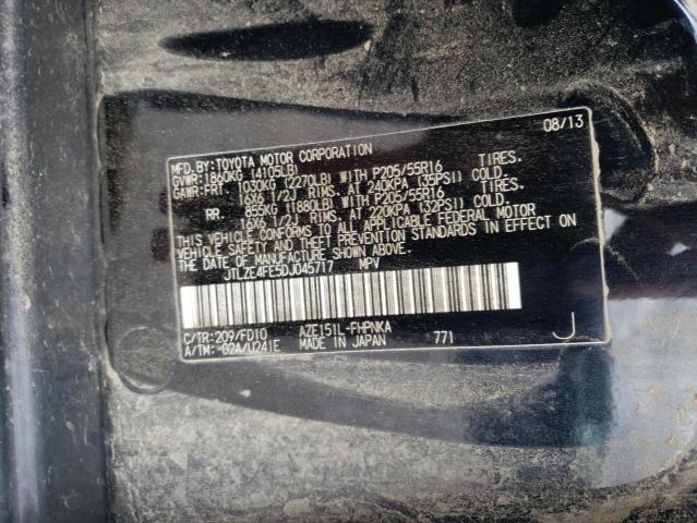 JTLZE4FE5DJ045717 - 2013 TOYOTA SCION XB 黑色 照片 12