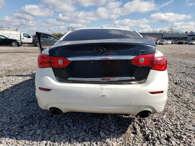 JN1BV7APXFM358273 - 2015 INFINITI Q50 BASE WHITE photo 6