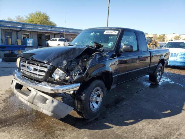 1FTYR44E03PB77763 - 2003 FORD RANGER SUPER CAB BLACK photo 1