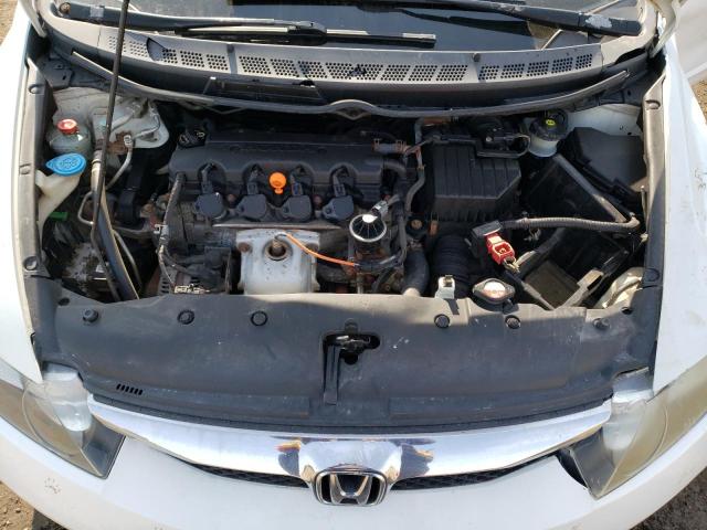 2HGFA16669H101143 - 2009 HONDA CIVIC LX-S أبيض صورة 11