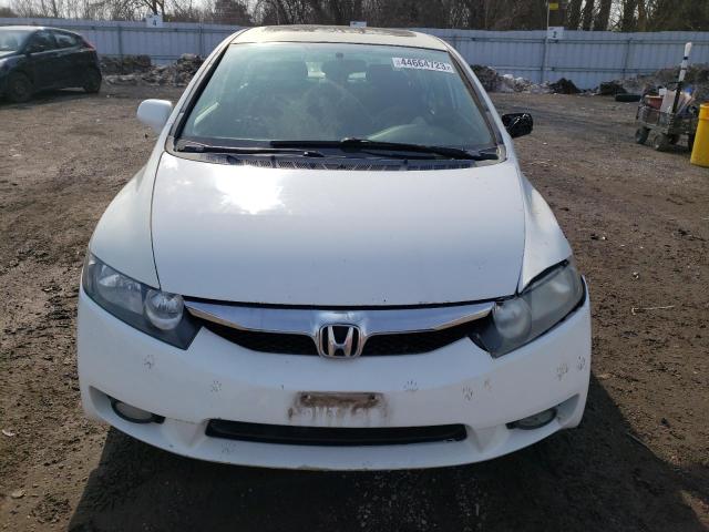 2HGFA16669H101143 - 2009 HONDA CIVIC LX-S أبيض صورة 5