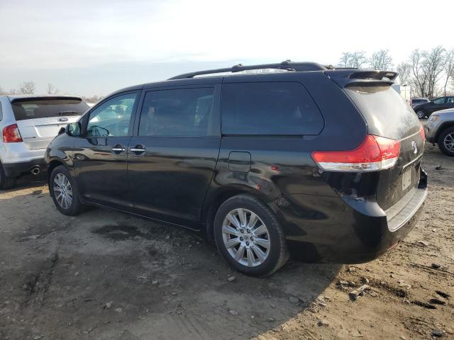 5TDDK3DC8DS056871 - 2013 TOYOTA SIENNA XLE BLACK photo 2