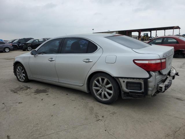 JTHGL46F785032451 - 2008 LEXUS LS 460L SILVER photo 2