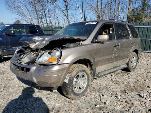 2HKYF18583H539707 - 2003 HONDA PILOT EXL GOLD photo 1