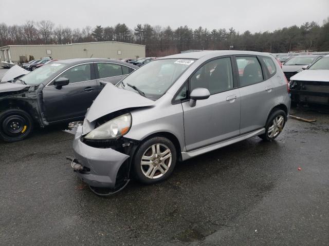 JHMGD38627S066639 - 2007 HONDA FIT S GRAY photo 1