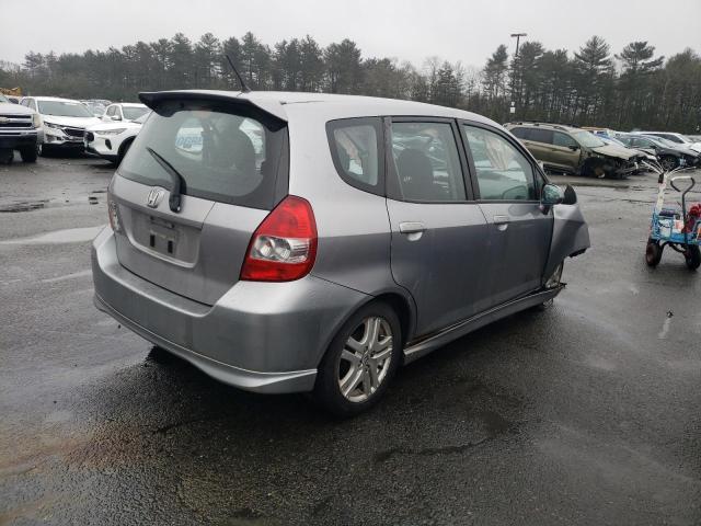 JHMGD38627S066639 - 2007 HONDA FIT S 灰色 照片 3