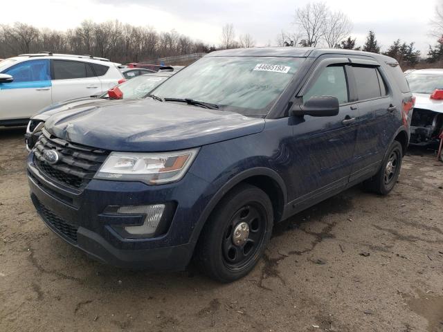 1FM5K8AR5HGA77554 - 2017 FORD EXPLORER POLICE INTERCEPTOR BLUE photo 1