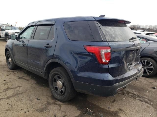 1FM5K8AR5HGA77554 - 2017 FORD EXPLORER POLICE INTERCEPTOR BLUE photo 2