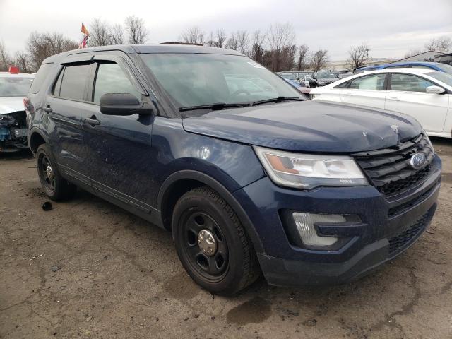 1FM5K8AR5HGA77554 - 2017 FORD EXPLORER POLICE INTERCEPTOR BLUE photo 4