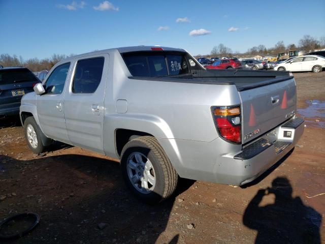 2HJYK16506H569470 - 2006 HONDA RIDGELINE RTL SILVER photo 2