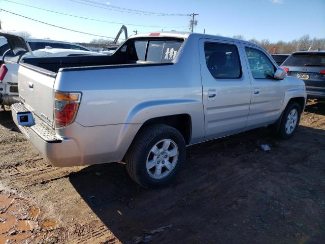 2HJYK16506H569470 - 2006 HONDA RIDGELINE RTL SILVER photo 3