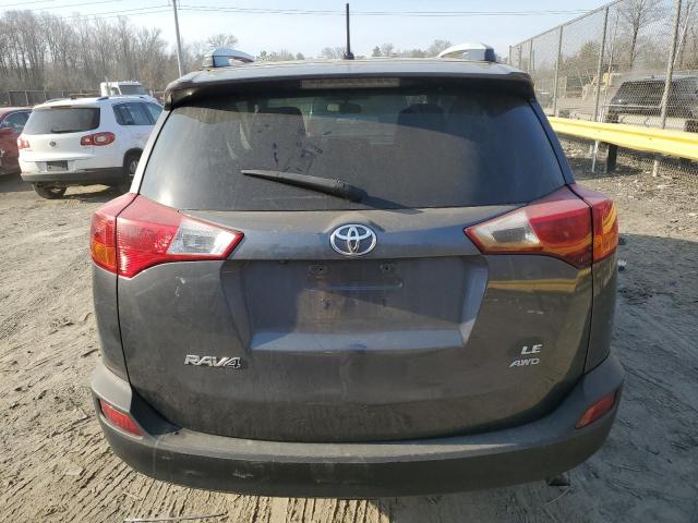 2T3BFREV3DW122269 - 2013 TOYOTA RAV4 LE GRAY photo 6