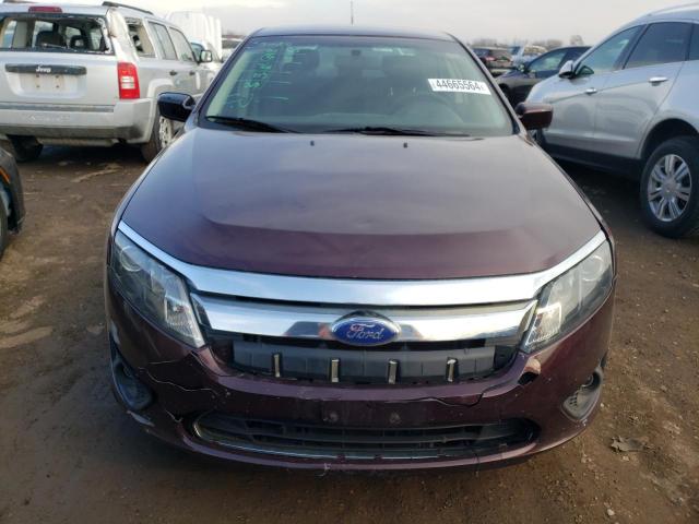 3FAHP0HA9BR299072 - 2011 FORD FUSION SE BURGUNDY photo 5