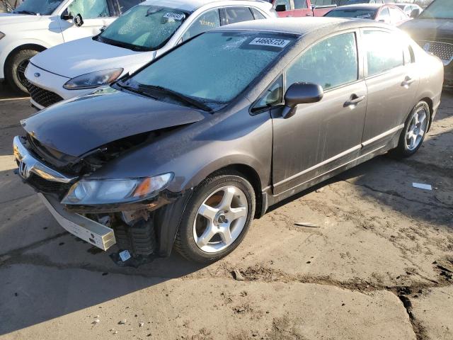 19XFA16679E016564 - 2009 HONDA CIVIC LX-S Մոխրագույն լուսանկար 1