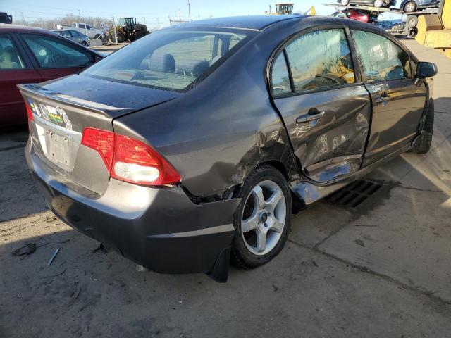 19XFA16679E016564 - 2009 HONDA CIVIC LX-S Մոխրագույն լուսանկար 3