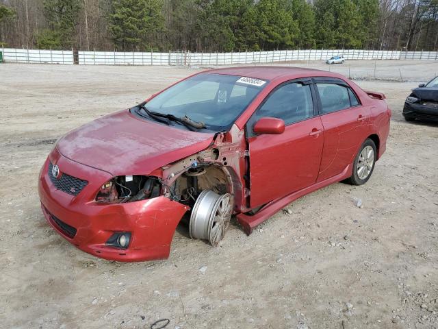 2T1BU4EE9AC500240 - 2010 TOYOTA COROLLA LE BASE RED photo 1