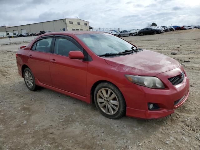 2T1BU4EE9AC500240 - 2010 TOYOTA COROLLA LE BASE RED photo 4