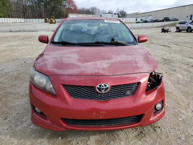 2T1BU4EE9AC500240 - 2010 TOYOTA COROLLA LE BASE RED photo 5