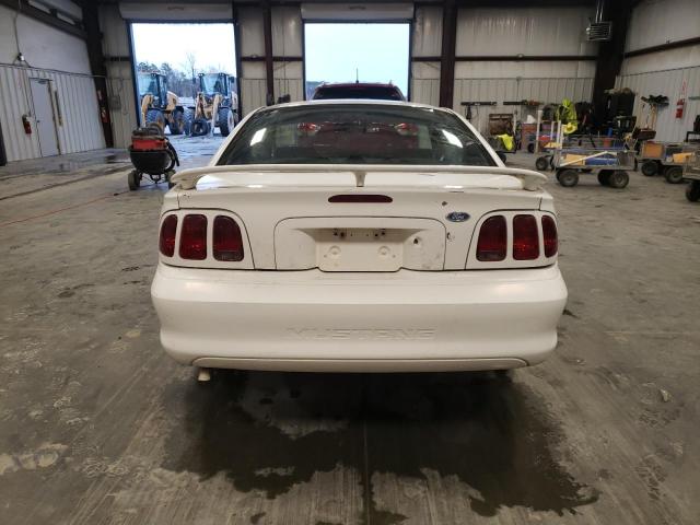 1FALP4040TF226243 - 1996 FORD MUSTANG WHITE photo 6