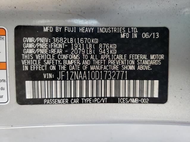 JF1ZNAA10D1732771 - 2013 TOYOTA SCION FR-S Gümüş foto 13