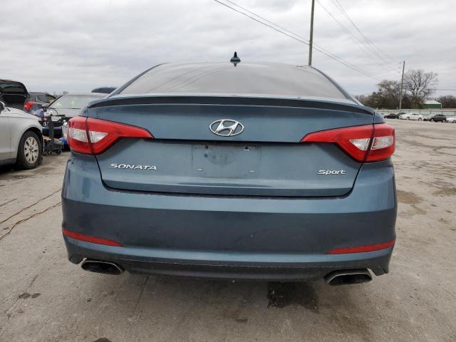 5NPE34AF4HH442141 - 2017 HYUNDAI SONATA SPORT BLUE photo 6