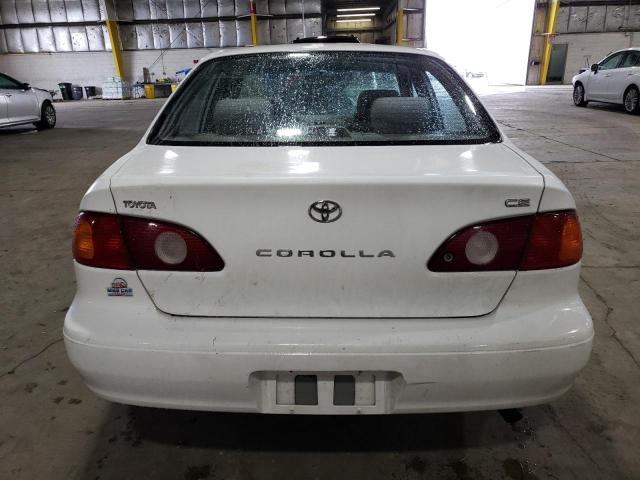 1NXBR12E42Z582639 - 2002 TOYOTA COROLLA CE WHITE photo 6