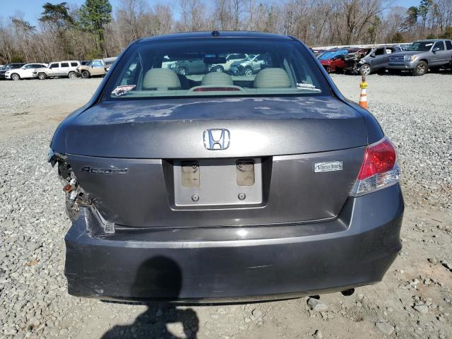 1HGCP26848A052661 - 2008 HONDA ACCORD EXL GRAY photo 6