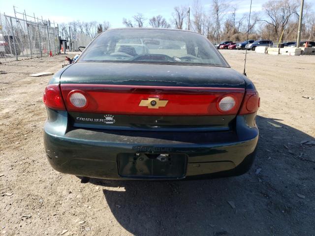 1G1JC12F047315745 - 2004 CHEVROLET CAVALIER GREEN photo 6