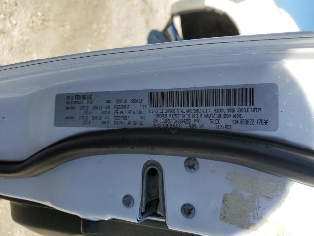 1C6RR6TT3KS694252 - 2019 RAM 1500 CLASS SLT 白色 照片 12