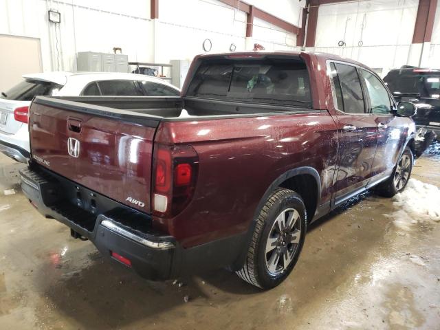 5FPYK3F70JB006247 - 2018 HONDA RIDGELINE RTL BURGUNDY photo 3