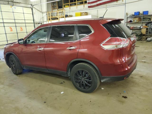 KNMAT2MV1FP553205 - 2015 NISSAN ROGUE S RED photo 2