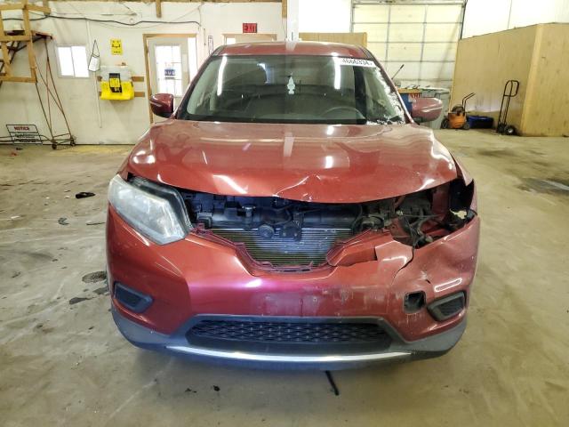 KNMAT2MV1FP553205 - 2015 NISSAN ROGUE S RED photo 5