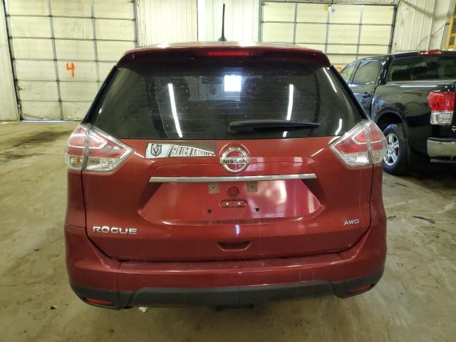 KNMAT2MV1FP553205 - 2015 NISSAN ROGUE S RED photo 6