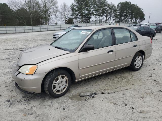 2HGES16521H538853 - 2001 HONDA CIVIC LX SILVER photo 1