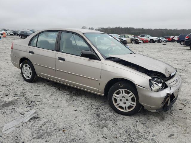 2HGES16521H538853 - 2001 HONDA CIVIC LX SILVER photo 4