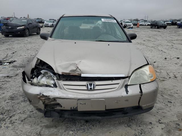 2HGES16521H538853 - 2001 HONDA CIVIC LX SILVER photo 5