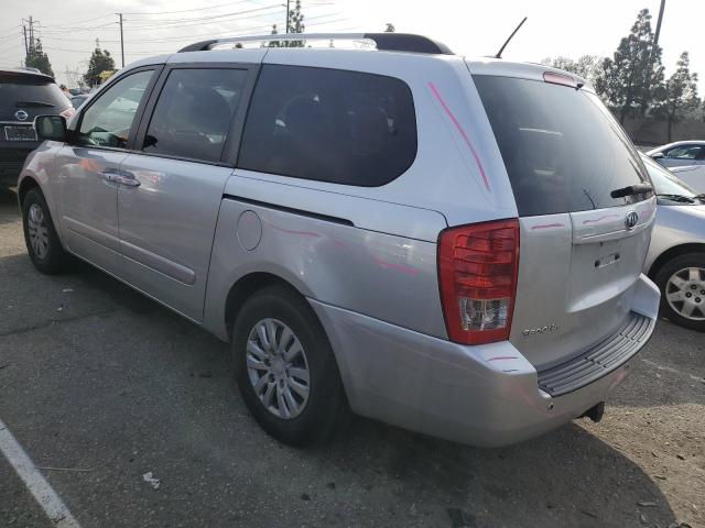 KNDMG4C73C6432547 - 2012 KIA SEDONA LX SILVER photo 2