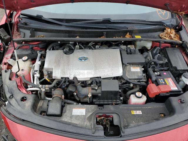 JTDKARFP5H3067637 - 2017 TOYOTA PRIUS PRIM წითელი ფოტო 11