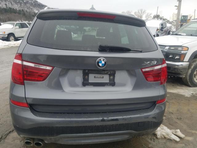 5UXWX9C58F0D49452 - 2015 BMW X3 XDRIVE28I GRAY photo 6