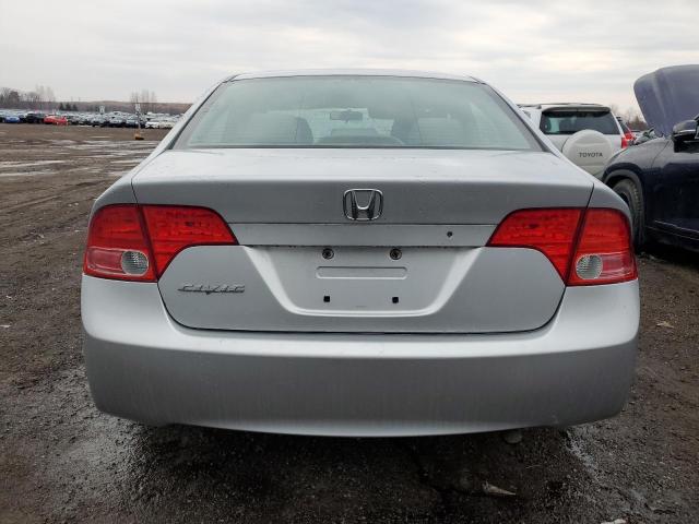 2HGFA15377H009088 - 2007 HONDA CIVIC DX SILVER photo 6