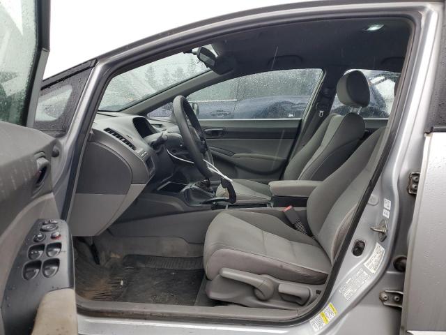 2HGFA15377H009088 - 2007 HONDA CIVIC DX SILVER photo 7