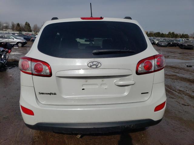 5XYZGDAB2CG152371 - 2012 HYUNDAI SANTA FE GLS WHITE photo 6