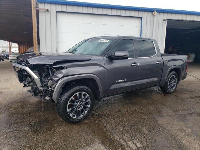 5TFJA5DB9PX068454 - 2023 TOYOTA TUNDRA CREWMAX LIMITED GRAY photo 1