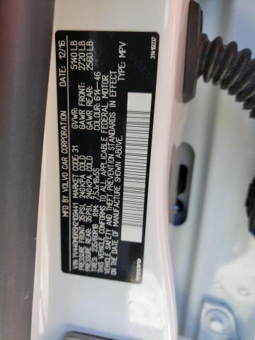 YV440MDR5H2109441 - 2017 VOLVO XC60 T5 DYNAMIC თეთრი ფოტო 13