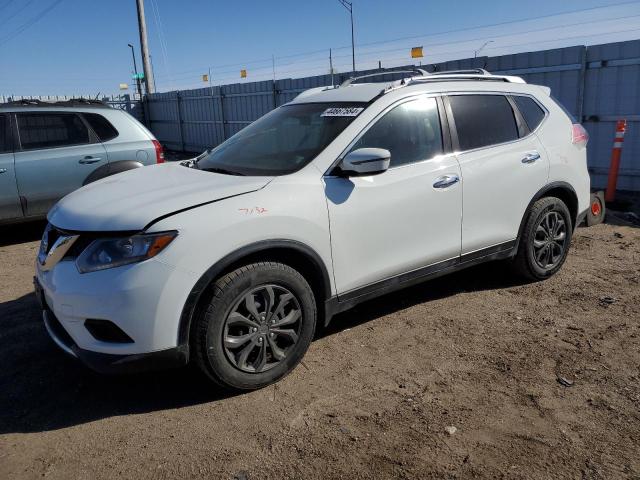 KNMAT2MV0GP729162 - 2016 NISSAN ROGUE S WHITE photo 1