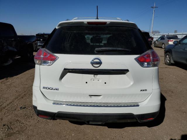 KNMAT2MV0GP729162 - 2016 NISSAN ROGUE S WHITE photo 6