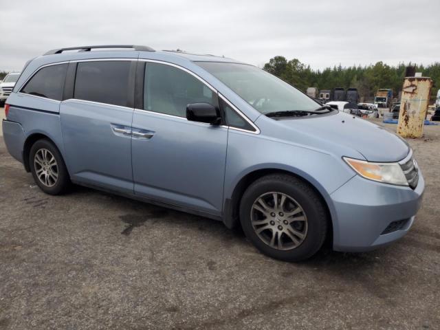 5FNRL5H46CB073267 - 2012 HONDA ODYSSEY EX BLUE photo 4