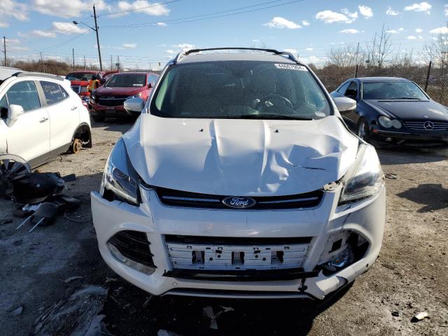 1FMCU0J93FUB91229 - 2015 FORD ESCAPE TITANIUM WHITE photo 5